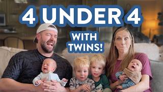 How We’re REALLY Doing with 4 Under 4 (Twins included!)