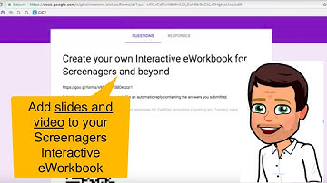 Add slides and video into a Screenager Interactive eWorkoook