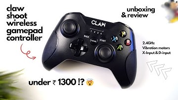 Claw Shoot Wireless Gamepad Controller: Unboxing & Review!