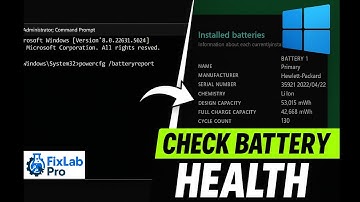 How to Check Laptop Battery Health on Windows 10/11 (Easy & Accurate)
