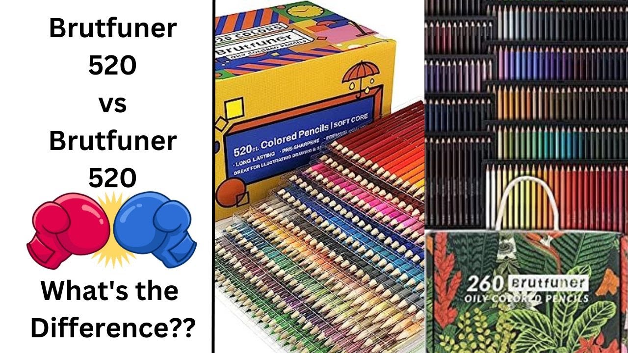 520 Brutfuner Oily Colored Pencils Review