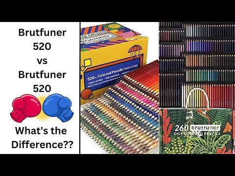 Brutfuner 520 Colors Professional Oily Color Pencils Set Sketch Colour –  AOOKMIYA