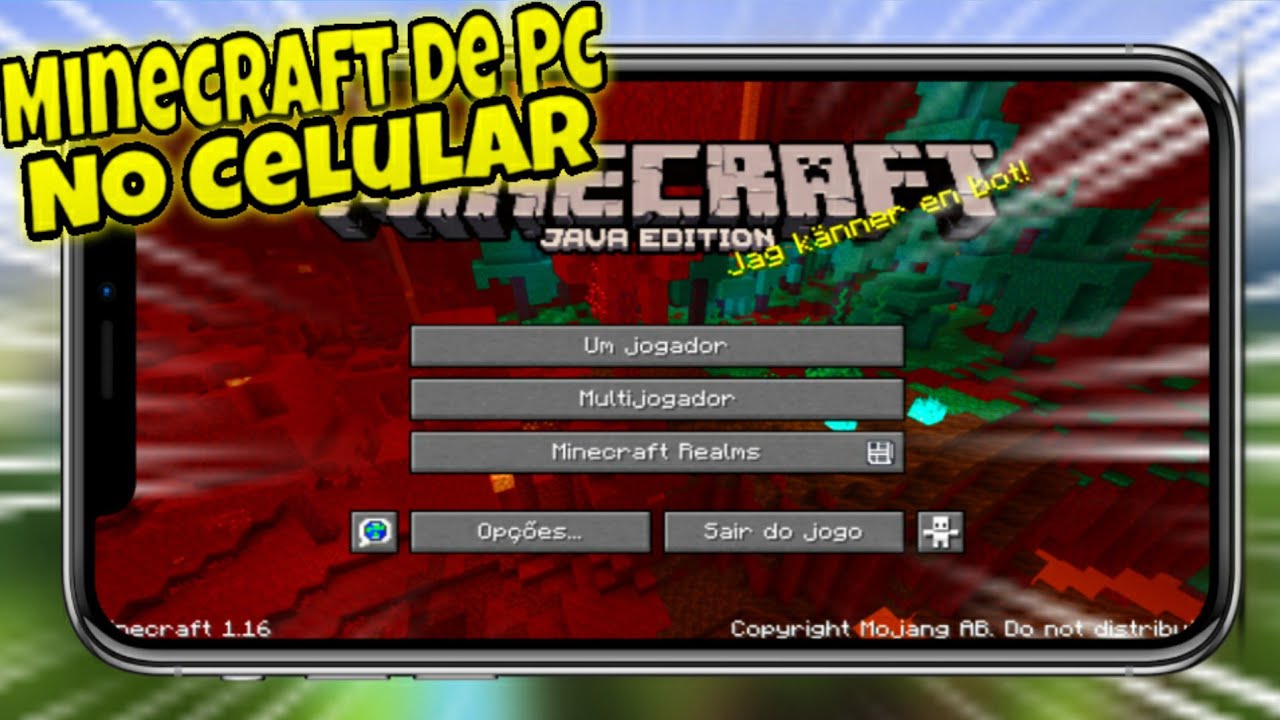 MINECRAFT JAVA EDITION NO CELULAR! 