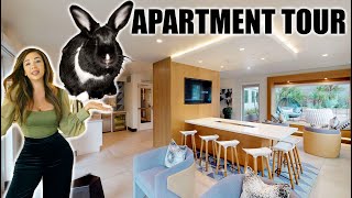 OUR OFFICIAL LA APARTMENT TOUR!  (with a rabbit)