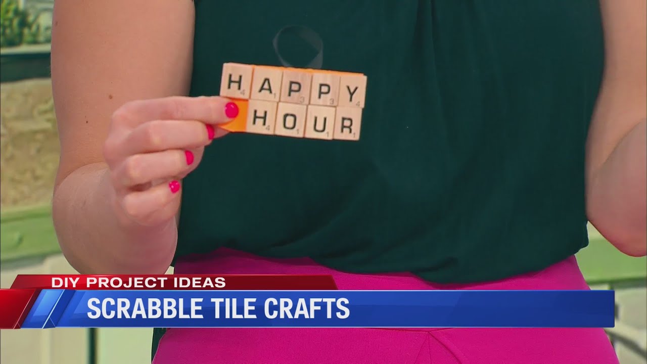 DIY PROJECT IDEAS Scrabble Tile Crafts YouTube