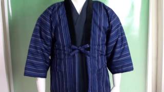 綿入れ半纏 男性用 あったかい久留米半天 日本製 通販 197