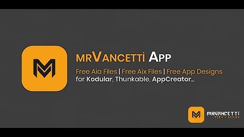 Free Aia and Aix Files | mrVancetti Mobil Uygulaması Tanıtımı | Yeni Uygulamam