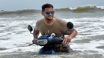 OLA⚡Scooter VS Salt Water,  Will it Survive???😄🤟😍