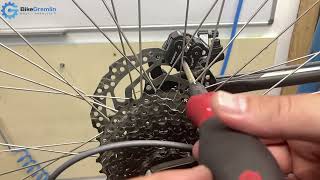 Shimano mechanical disc brake installation and adjustment