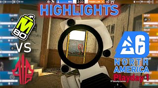 SPOIT FIRST GAME IN NA! M80 vs Parabellum - HIGHLIGHTS - Playday 1 - NAL 2023 Stage 1 - R6 Esport