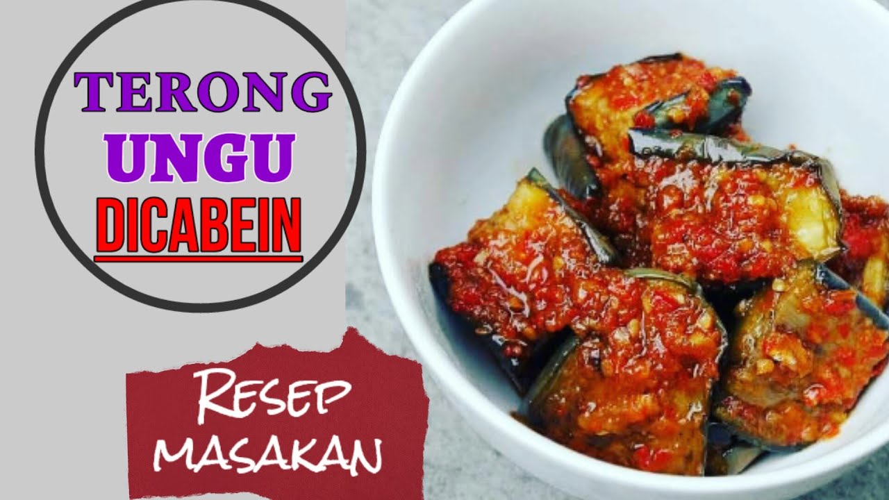 Masak Terong balado menu catering Resep Terong balado