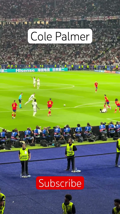 Cole Palmer Goal vs Spain in Euro 2024 Final | Spain vs England | #euro2024 #spain #colepalmer #uefa