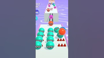 Satisfying Mobile Games 2023 - Ball Run 2048 All Levels Gameplay Walkthrough Android ios max 16C