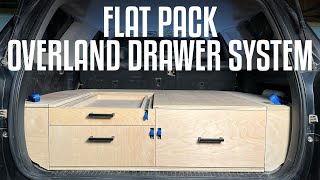 Flatpack Overland Drawer System  Build it Yourself!