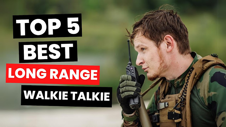 Top 5: BEST Long Range Walkie Talkie (2025)