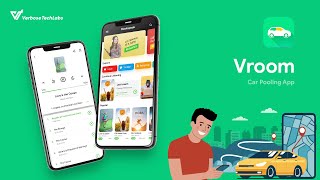 2 App | Car Pooling App | Shared Transportation App | Rider + Driver App | Vroom | +91 7672 000 500 screenshot 5