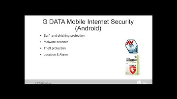 G DATA Mobile Internet Security