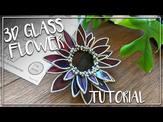3D Flower Stained Glass Tutorial - How To - Step By Step (WITH PATTERN) No Mould Needed - Sunflower. - YouTube 3d-flower-stained-glass-tutorial-how-to-step-by-step-with-pattern-no-mould-needed-sunflower-youtube