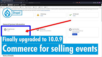 Finally upgraded to Drupal upgraded to 10.0.9 and commerce module