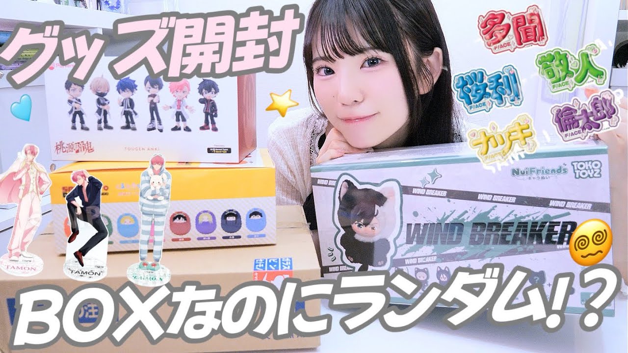 グッズ開封】毎日のように届くグッズたち📦ランダムBOXがやばすぎる