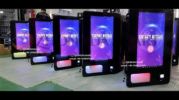 wall mount vending machine for beauty, lashes, lipgloss, CBD, cigarrete, vape, Tobacco.