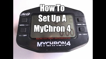 How To Set Up a MyChron 4 Kart Lap Timer