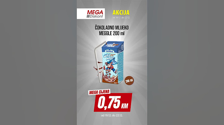 Čokoladno mlijeko Meggle 200 ml za samo 0,75 KM
