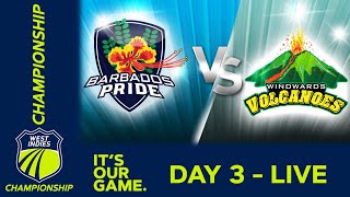 🔴 LIVE Barbados v Windward Islands - Day 3 | West Indies Championship 2024 | Friday 16th February