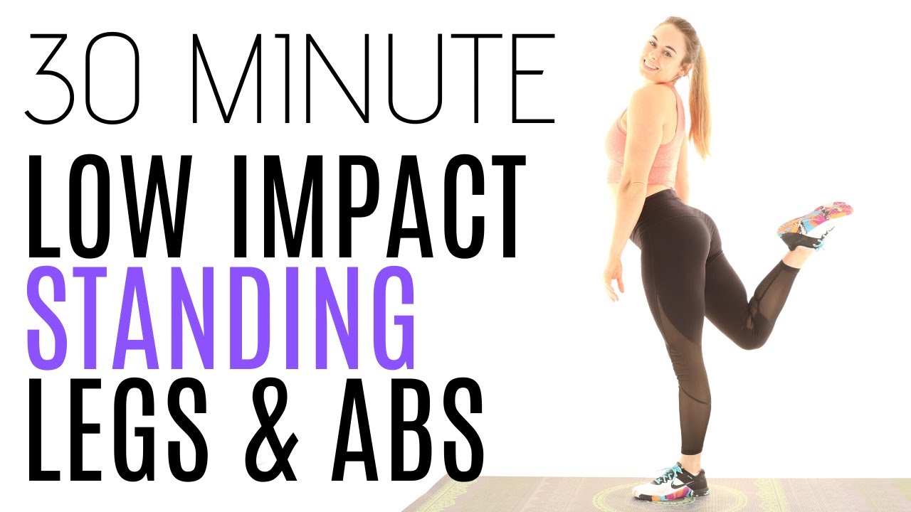 STANDING ABS & LEGS 30 Minute Workout 🔥Low Impact Apartment Friendly⭐