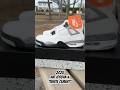2025 AIR JORDAN 4 “WHITE CEMENT” UNBOXING #short #JORDAN4WHITECEMENT2025 #2025jordan4whitecement