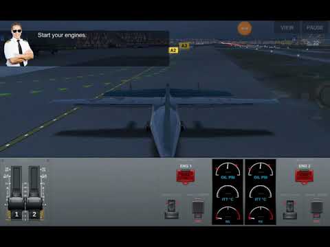 Plane take off.