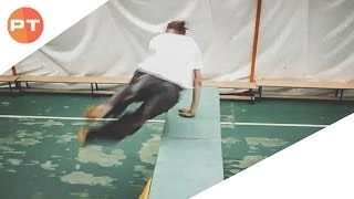 Обучение: реверс (180) (Parkour Tricks)