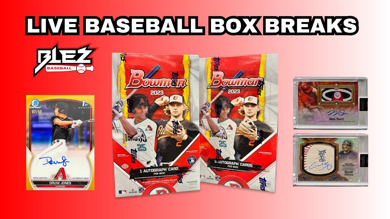 Blez Baseball SPORTS CARDS LIVE BOX BREAKS YouTube