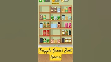Tripple Goods Sort Game #shorts #asmr #viral #trending  #9a