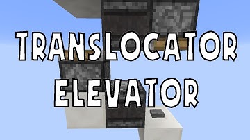 Minecraft 1.11 Translocator Elevator (Super Fast)