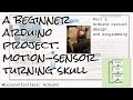 Beginner Arduino project: Motion-detecting, turning skull, Part 1