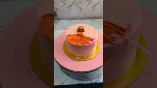 💖 Princess Dress Cake 👗 #cake #shorts #cakedecorating @Krishnacakecorner1122