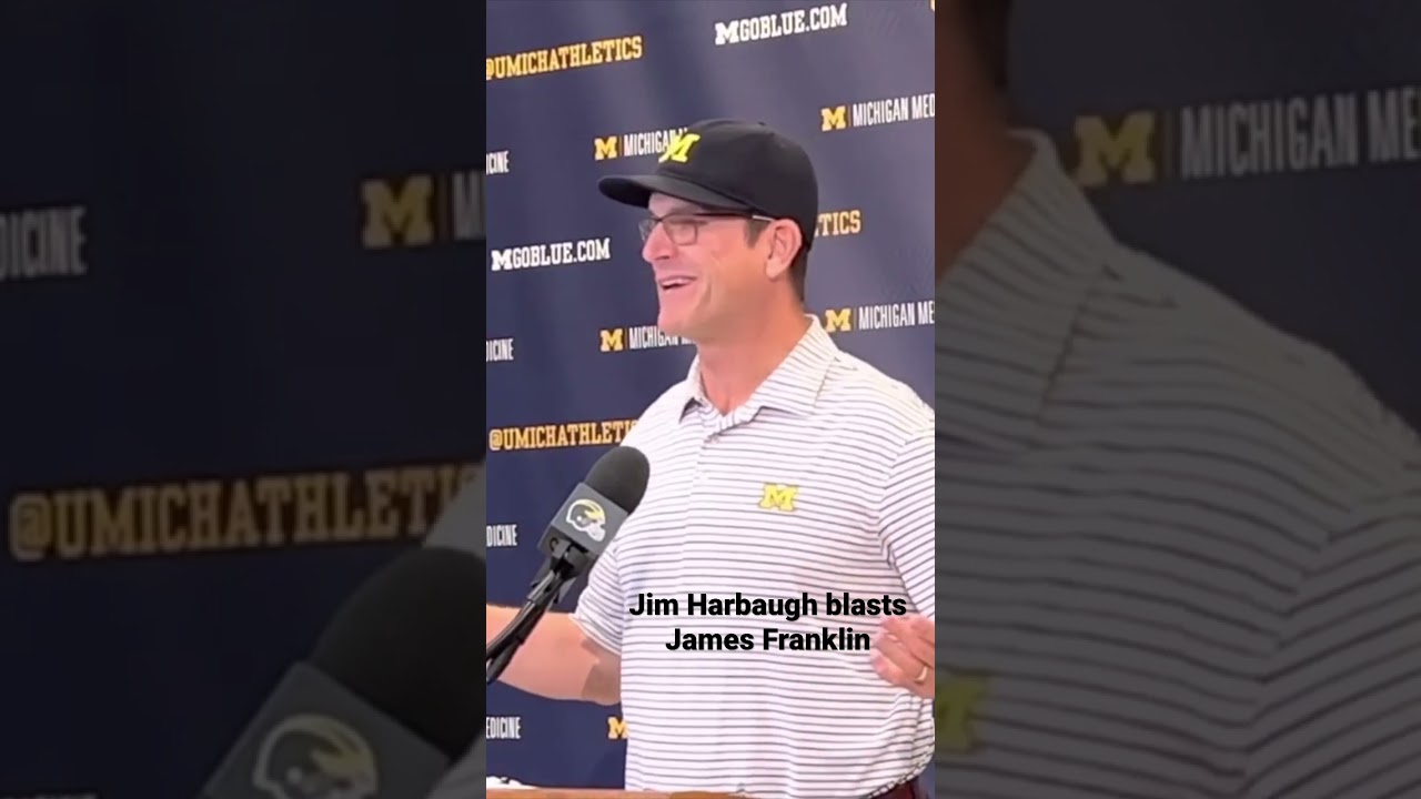 Jim Harbaugh Rips James Franklin After Michigan Stadium Tunnel 