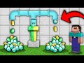 HOW TO CREATE AN ENDLESS TREASURE MECHANISM FROM A VILLAGER IN MINECRAFT ? 100% TROLLING TRAP !