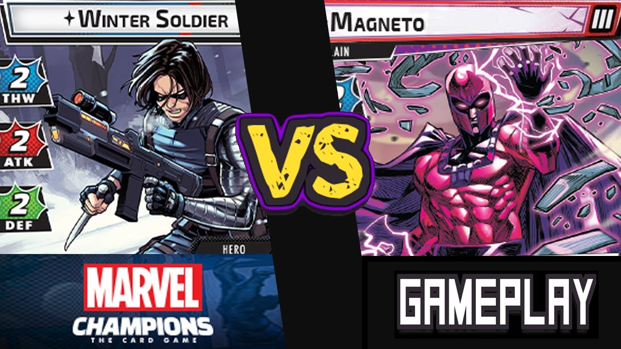 WINTER SOLDIER vs MAGNETO (Expert) Marvel Champions Playthrough
