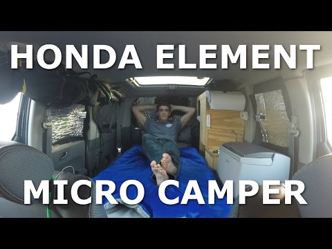 Tour Honda Element Custom Camper Conversion