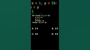 Can You Guess the Output? Function x, y Quiz! #shorts #coding #trending