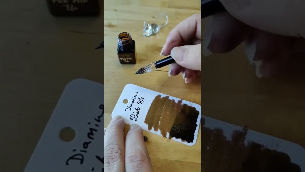 Diamine - pick me up // swatching the 2022 inkvent calendar