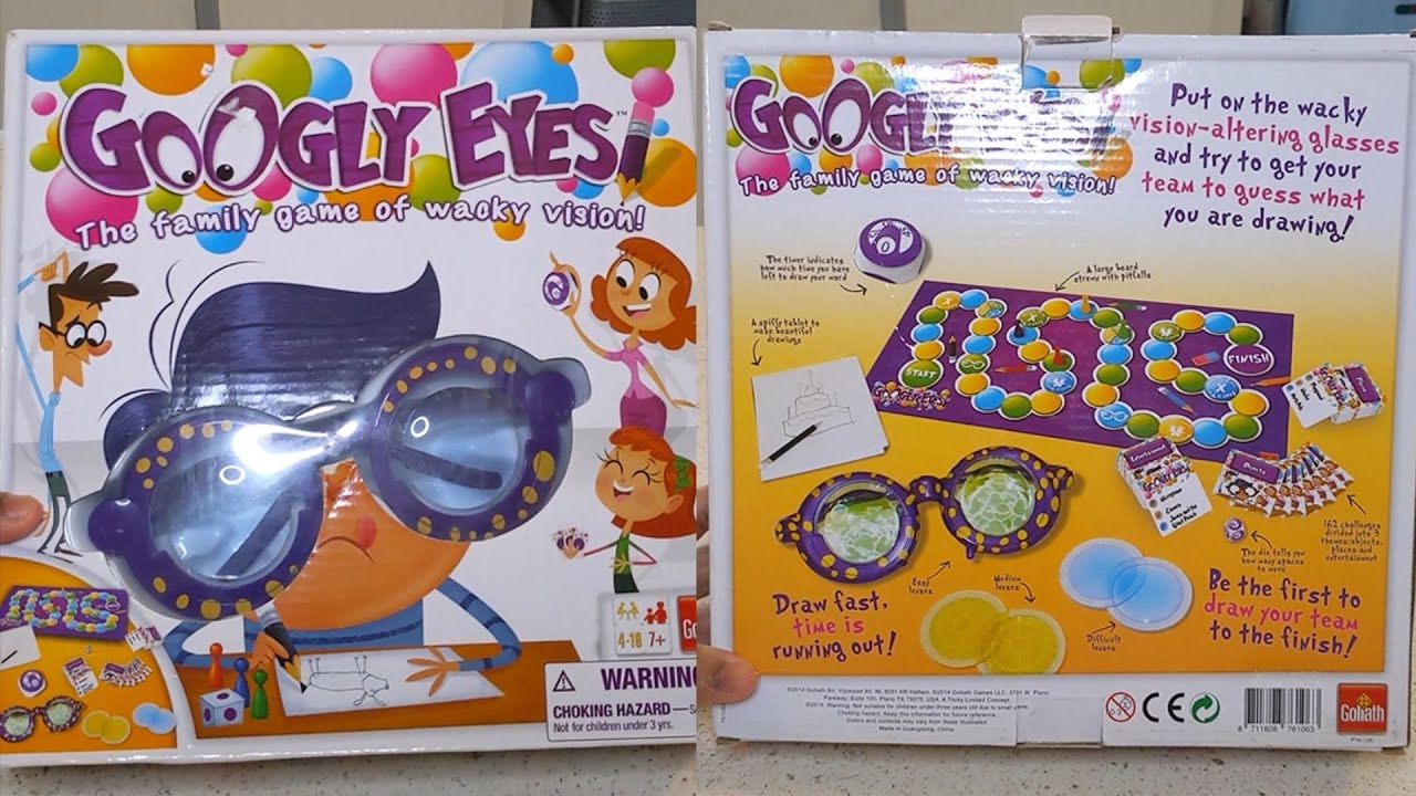Googly Eyes Game - Family Drawing Game with Crazy, Vision-Altering