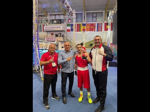 23 OCT 2021(63.5kg)Youth European BOXING U18 Finals GAGNIDZE  LASHA GEO კვარცხლბეკი და ოქროს მედალი!