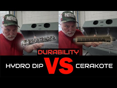 Hydro Dip vs Cerakote - Durability Test!