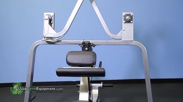 Precor FLITE Plate Loaded Used Lat Pulldown Gym Equipment For Sale