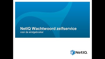 NetIQ Wachtwoord zelfservice Windows 7 -  (SSPR CLE)