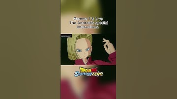 Gamma 1 & 2 vs The Androids special Interactions #dragonball #dragonballsparkingzero #gaming