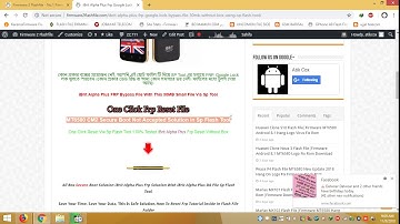 iBrit Alpha Plus Frp Bypass File 30Mb Without Box Using By Sp Flash Tool